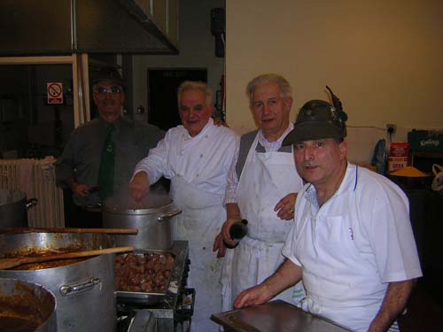Gli Alpini cuochi alla Veglia Verde 2005